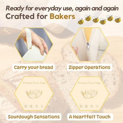FreshHive – Beeswax Cotton Bread Storage Bag