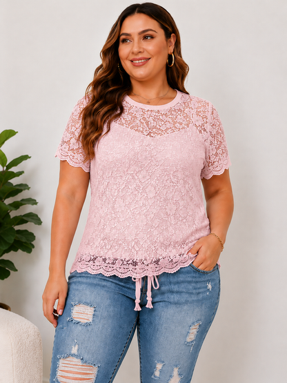 DenimBloom – High Waist Cropped Denim Jeans