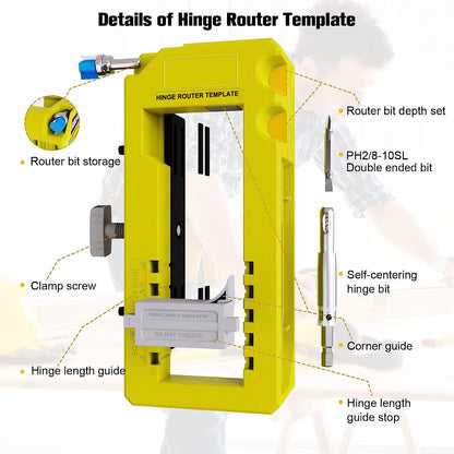 DoorFit ProJig – Hinge Installation Template