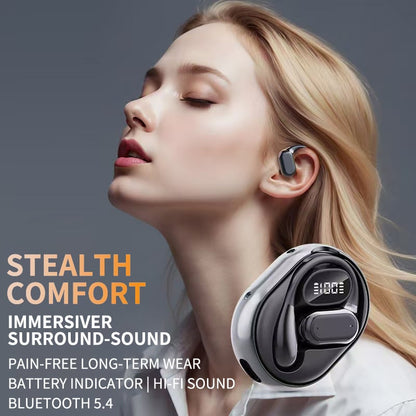 TranslaWave – Smart AI Translation Open Ear Wireless Earbuds