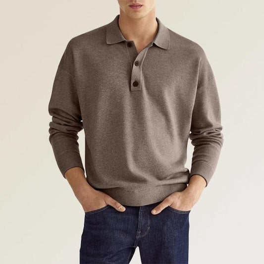 Men's Long-Sleeve Field Polo Shirt
