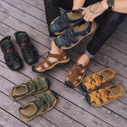 ErgoStride™ • All-Terrain Comfort Sandals for Men