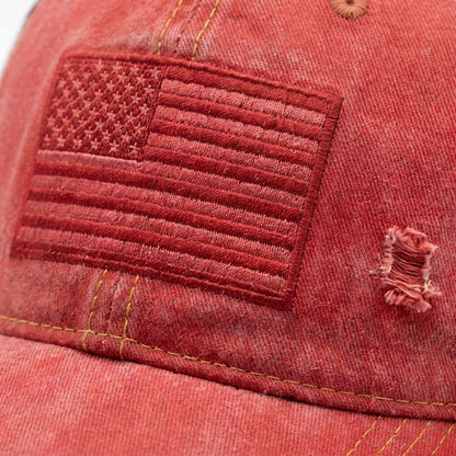LibertyMesh – American Flag Ponytail Hat