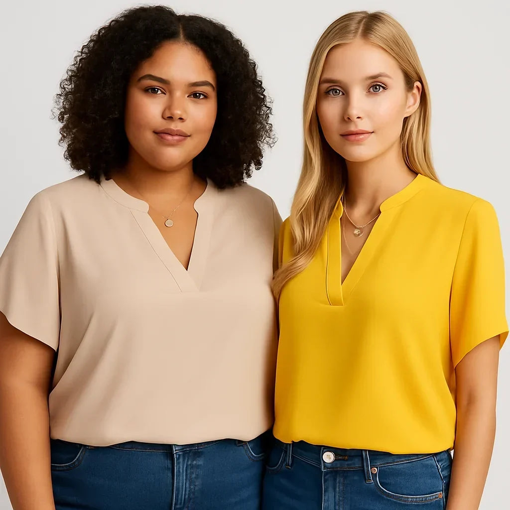 Blouse with Wide Sleeves Beth