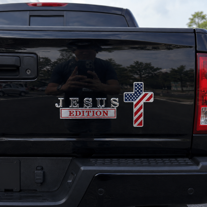 BlessedJourney – Faith Auto Badge