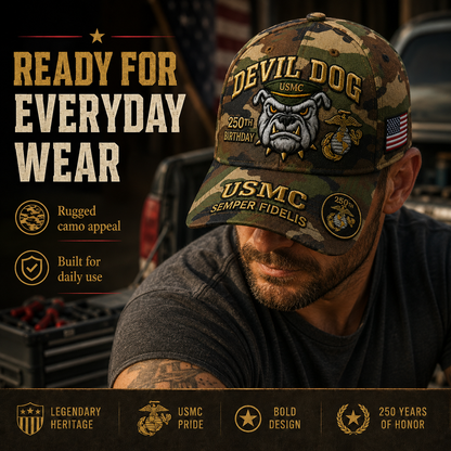 SemperValor – Devil Dog Heritage Embroidered Cap