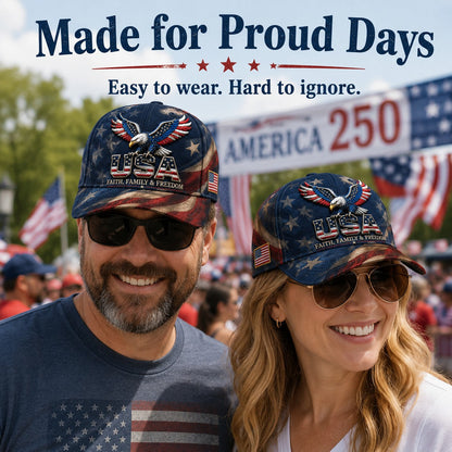 LibertyWear – Faith Family Freedom Hat