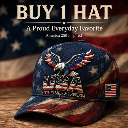 LibertyWear – Faith Family Freedom Hat