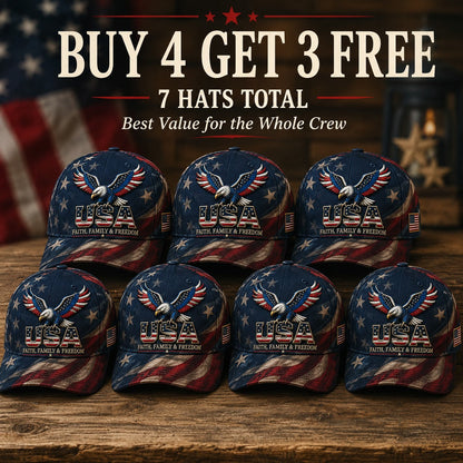 LibertyWear – Faith Family Freedom Hat