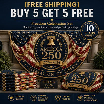 StarSpire - USA Fan Shaped Banner Flag