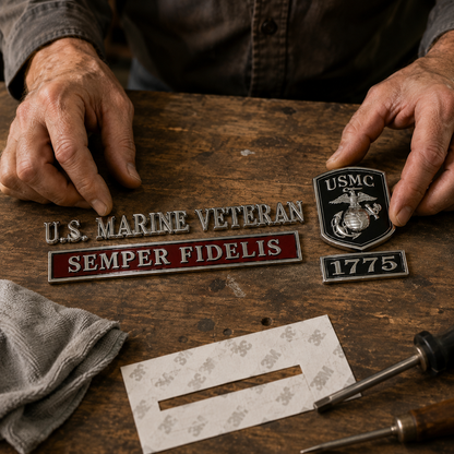 PatriotCore – Semper Fidelis Vehicle Badge