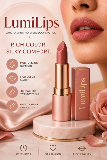 LumiLips – Long Lasting Moisture Lock Lipstick