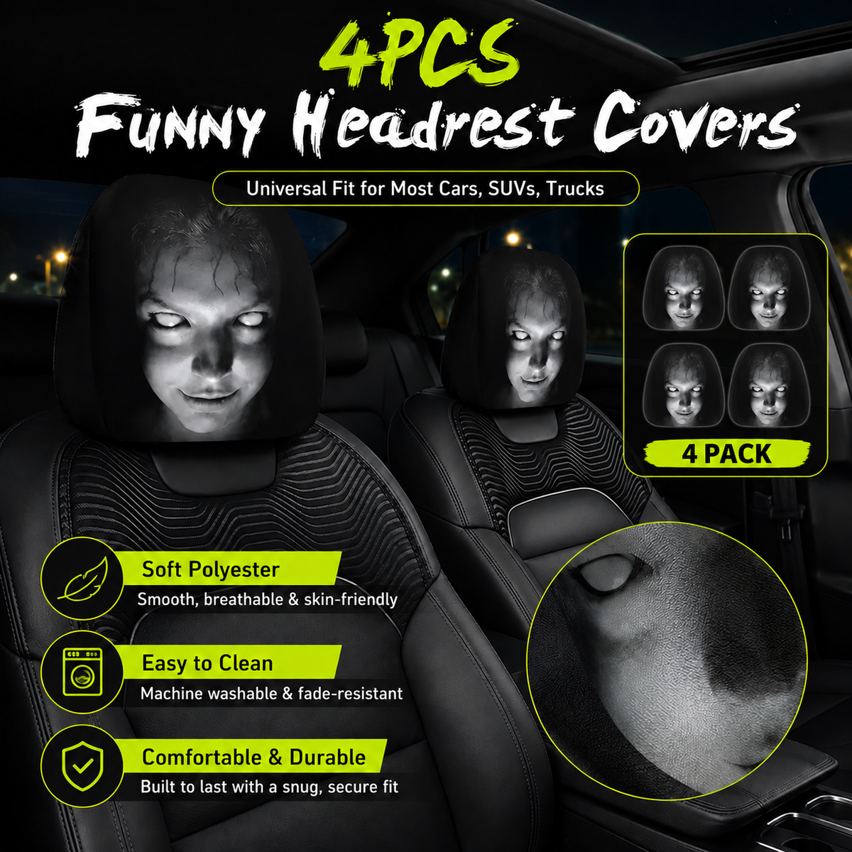 AutoGiggles – Amazing Car Seat Head Covers