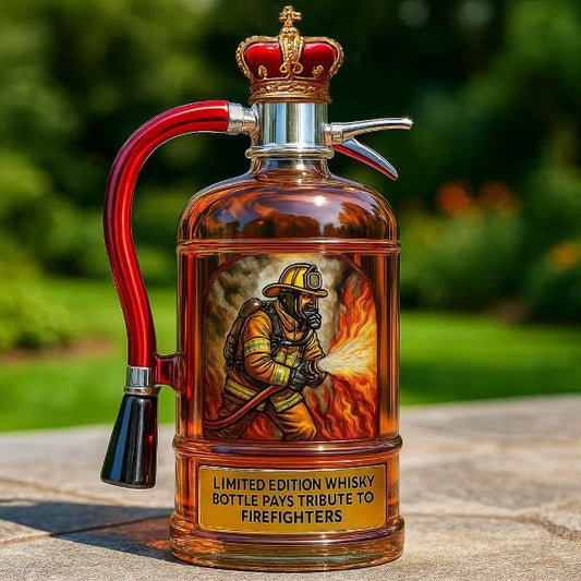LumeHero – Firefighter Tribute Whiskey Decanter