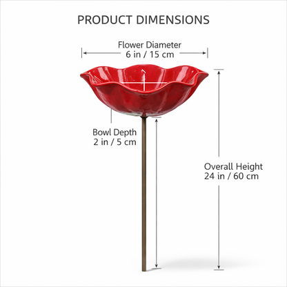 BloomForge – Handcrafted Metal Floral Garden Stake
