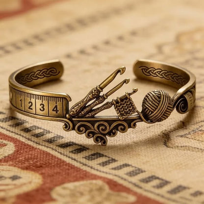 AuraSew – Sewing Machine Bracelet & Ring Set