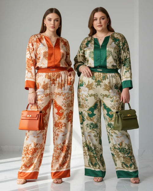Satin Set with Elegant Shine and Effortless Comfort - Saori™