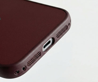 LuxeLens – Crystal Camera Lens Leather Phone Case