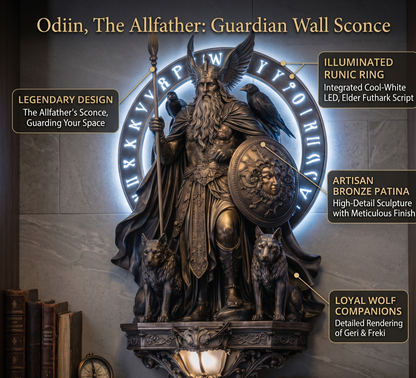 Nordic Legend Light – Odin Guardian Lamp