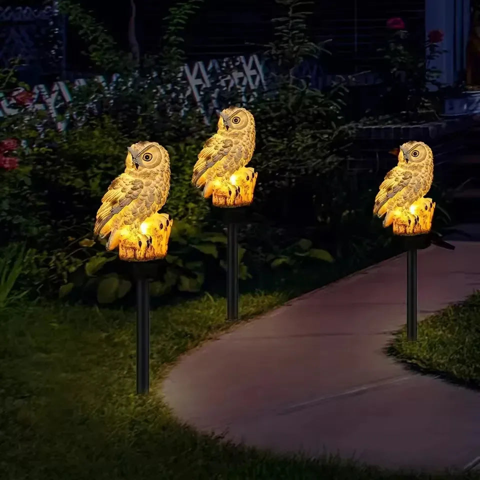 OwlShine – Solar-Powered Garden Owl Light
