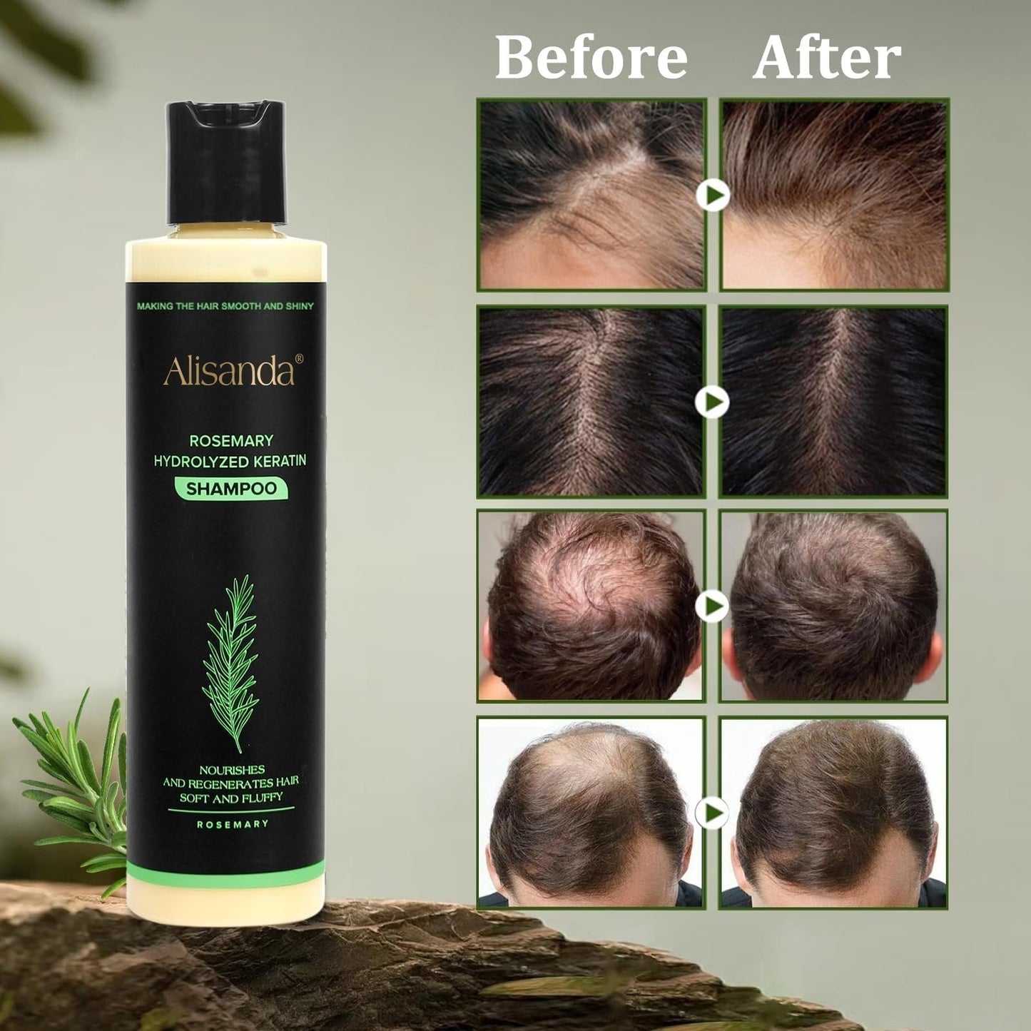 LushRoot – Thickening Rosemary Shampoo