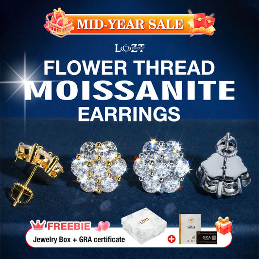 PetalLustre – Elegant Threader Earrings