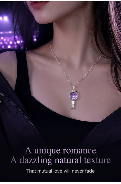 MystiCore - Crystal Scepter Pendant Necklace