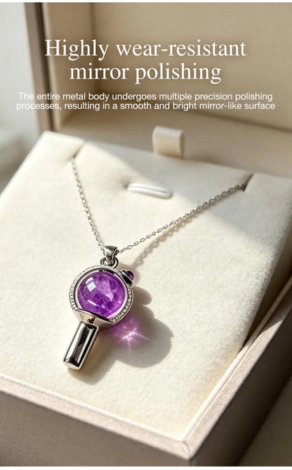MystiCore - Crystal Scepter Pendant Necklace