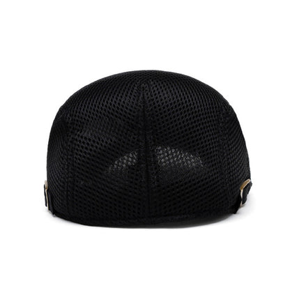 AirWeave – Breathable Mesh Flat Cap for Men