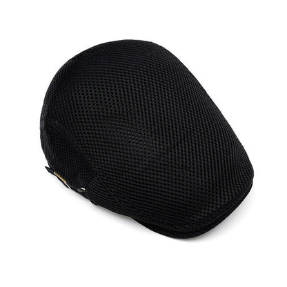 AirWeave – Breathable Mesh Flat Cap for Men