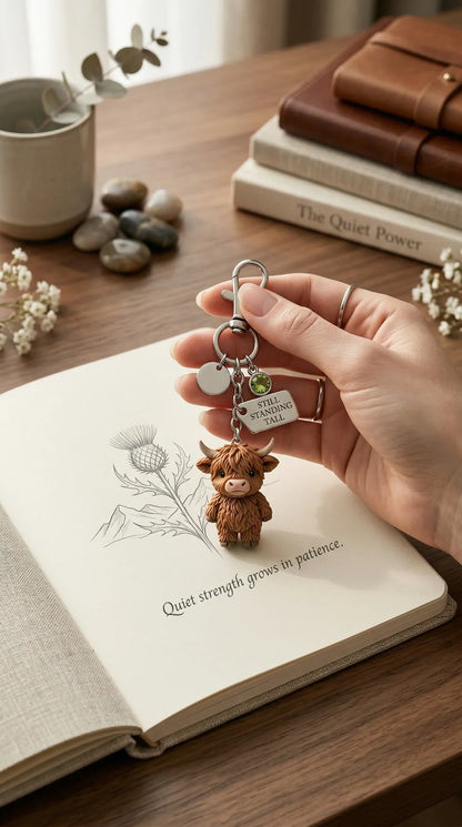 VistaCattle – Meaningful Highland Cow Gift Keychain