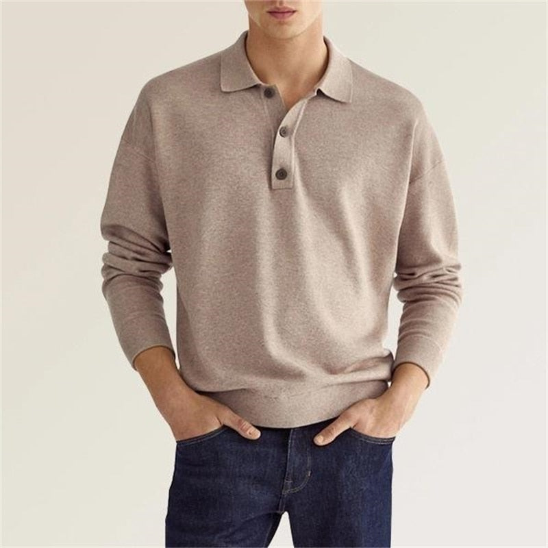 Men's Long-Sleeve Field Polo Shirt