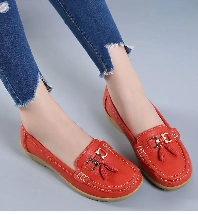Orthopedic Leather Moccasin