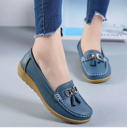Orthopedic Leather Moccasin