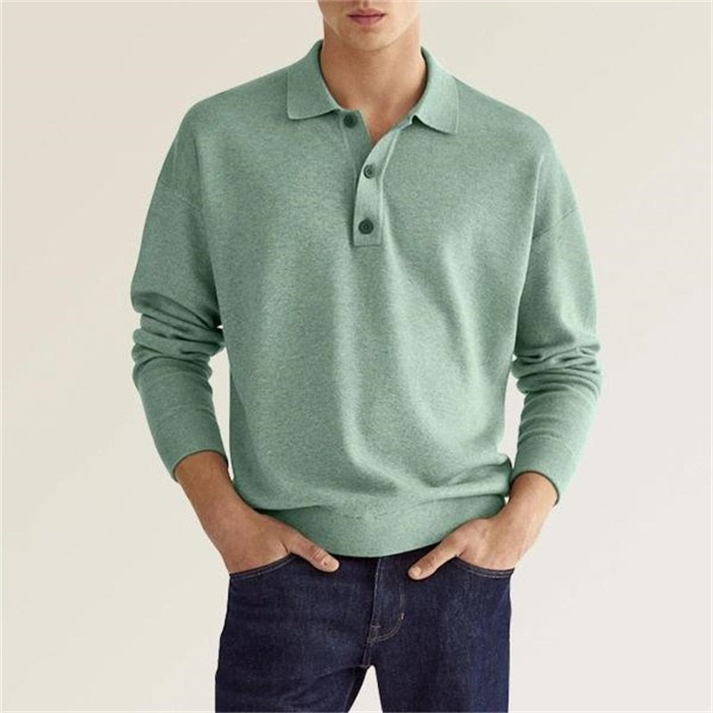 Men's Long-Sleeve Field Polo Shirt