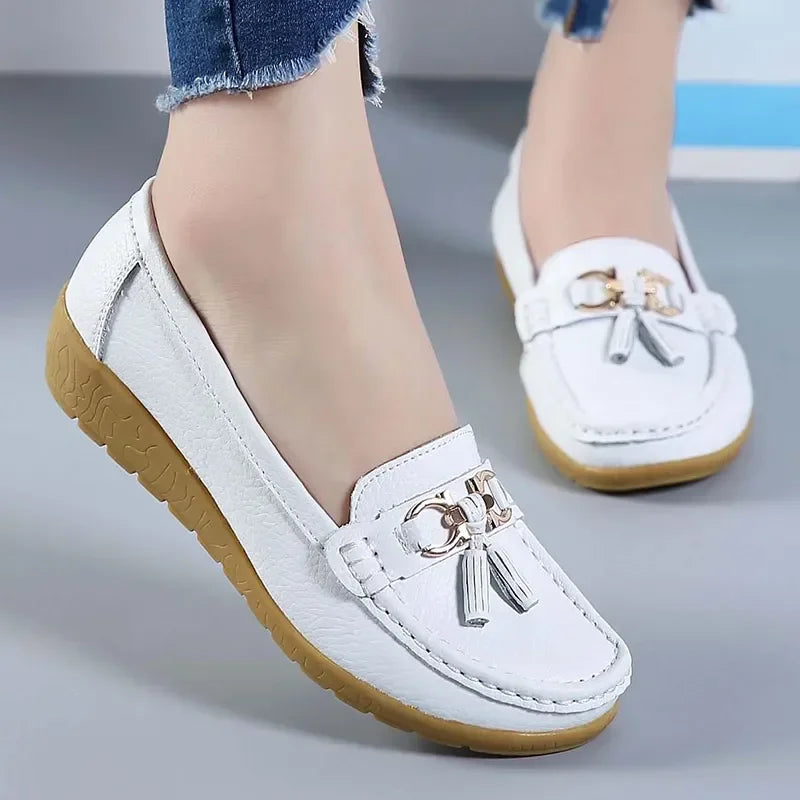Orthopedic Leather Moccasin