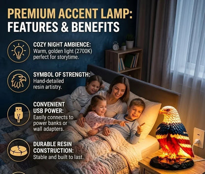 MajestiGlow – USB Powered Eagle Accent Lamp