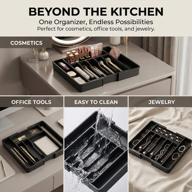 TidyChef – Expandable Kitchen Cutlery Organizer