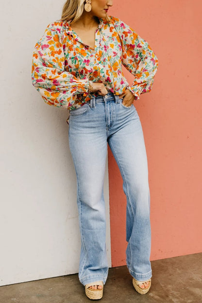 ShapeDenim – Vintage Wash Straight-Leg Jeans