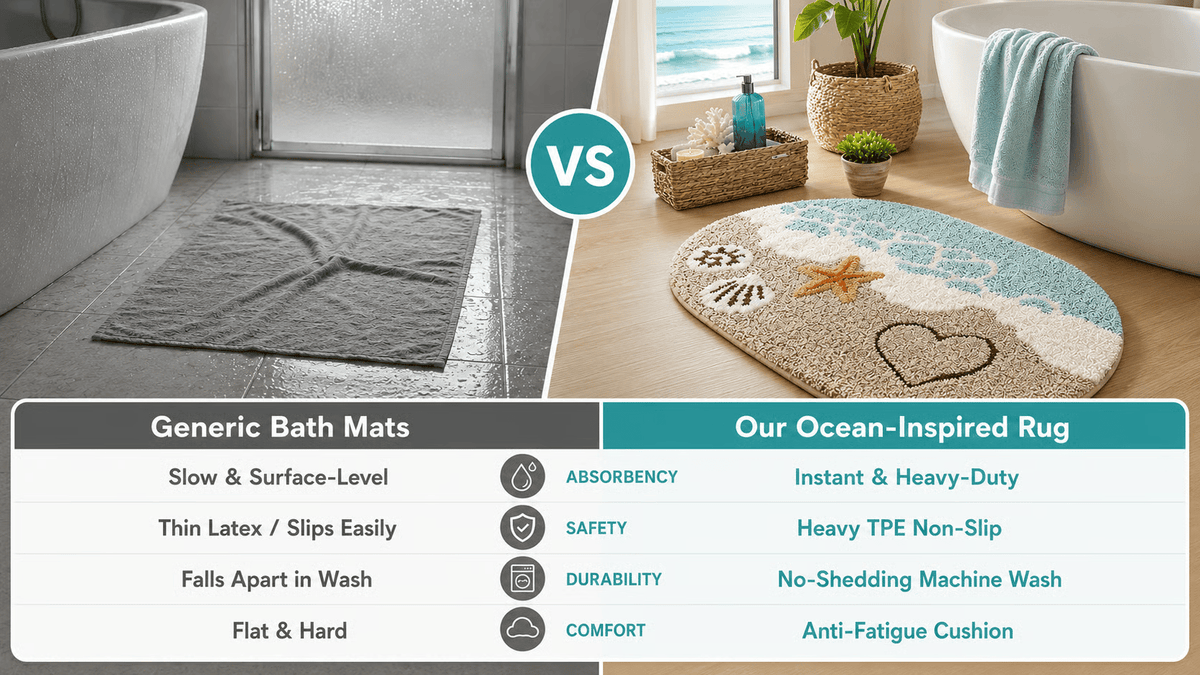 AquaCloud – Instant Dry Luxury Bath Mat