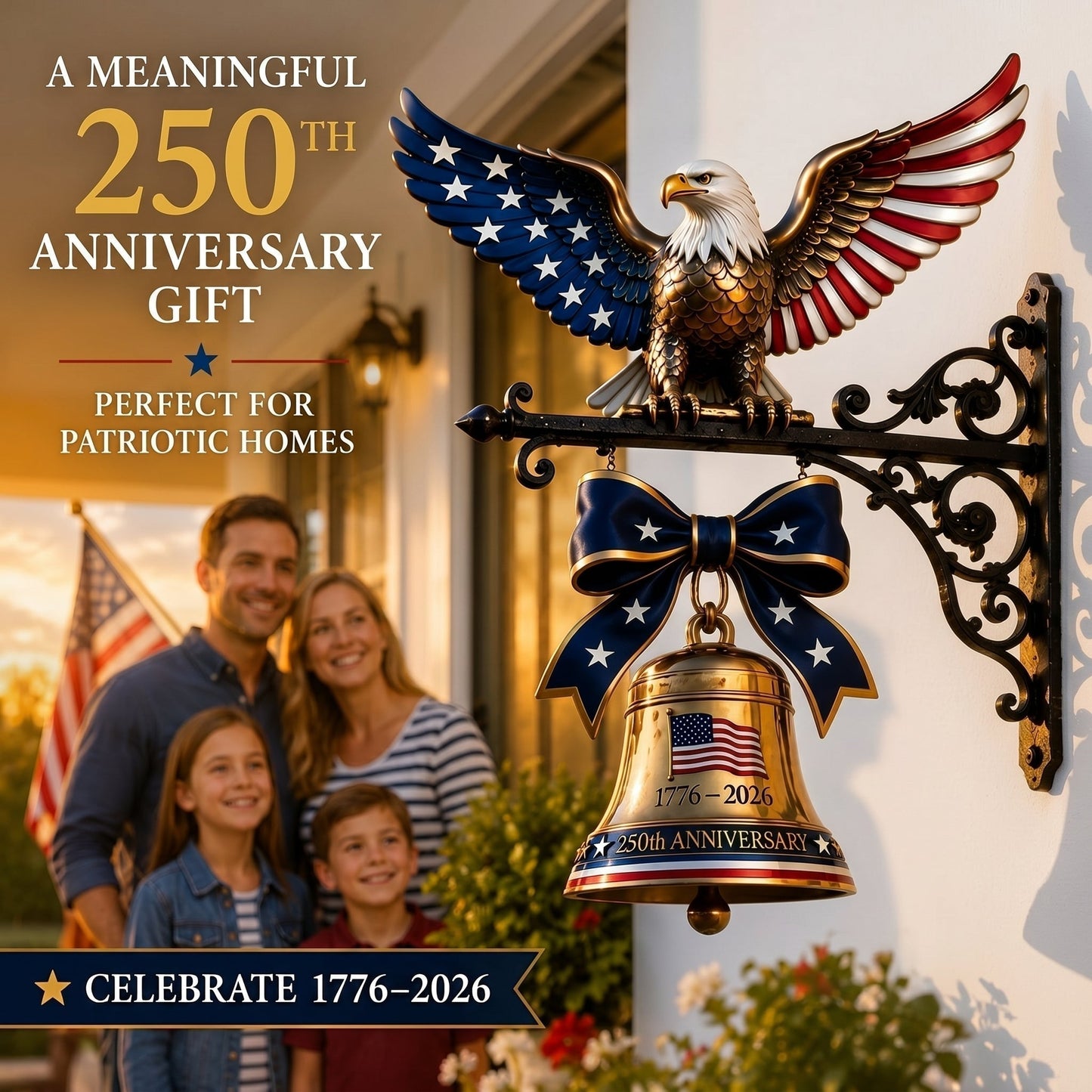 EagleLegacy – 1776–2026 Spirit of Liberty Collectible Bell