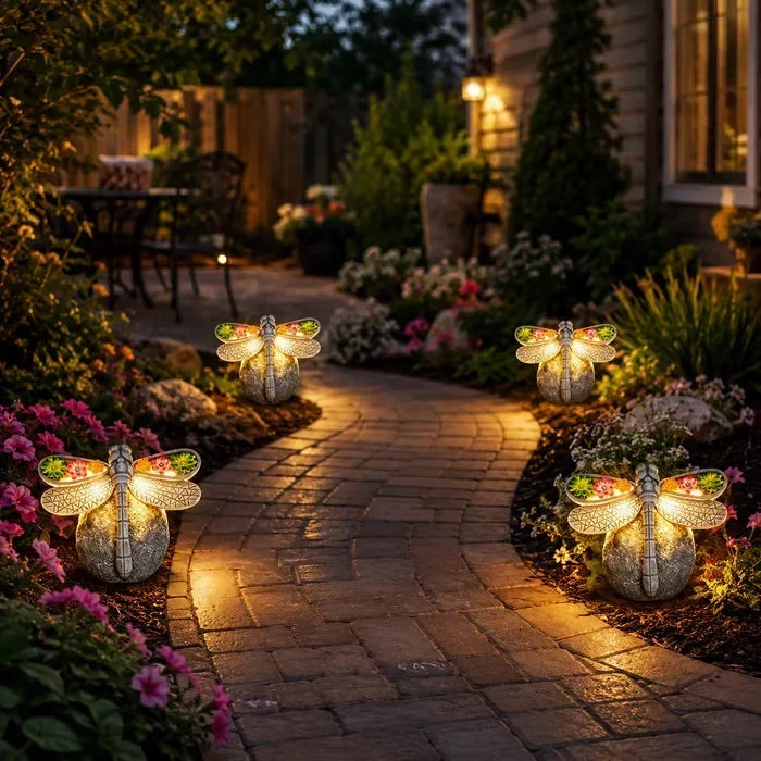 GlowWing – Solar Dragonfly Garden Light