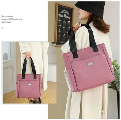 UrbanTote – Large Capacity Multi Pocket Shoulder Bag