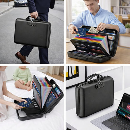 FileFort – Combination Lock Document Organizer
