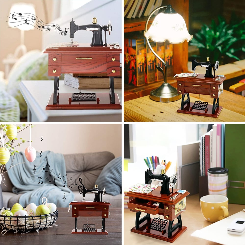 MelodyCraft – Nostalgic Sewing Machine Music Box