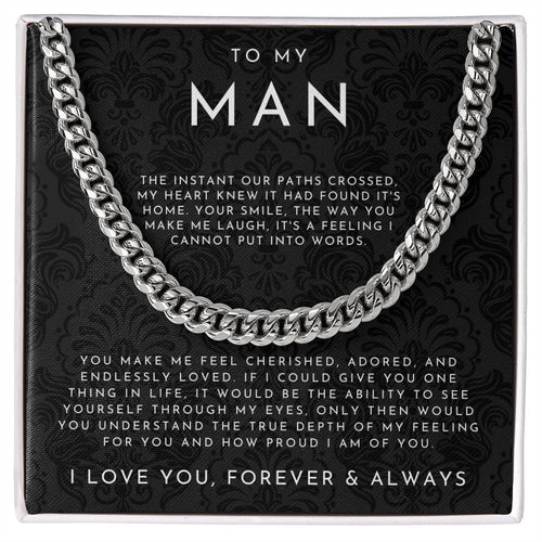 ForeverHim – Meaningful “To My Man” Necklace