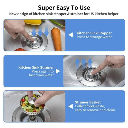 ClogFree - Sink Strainer & Stopper
