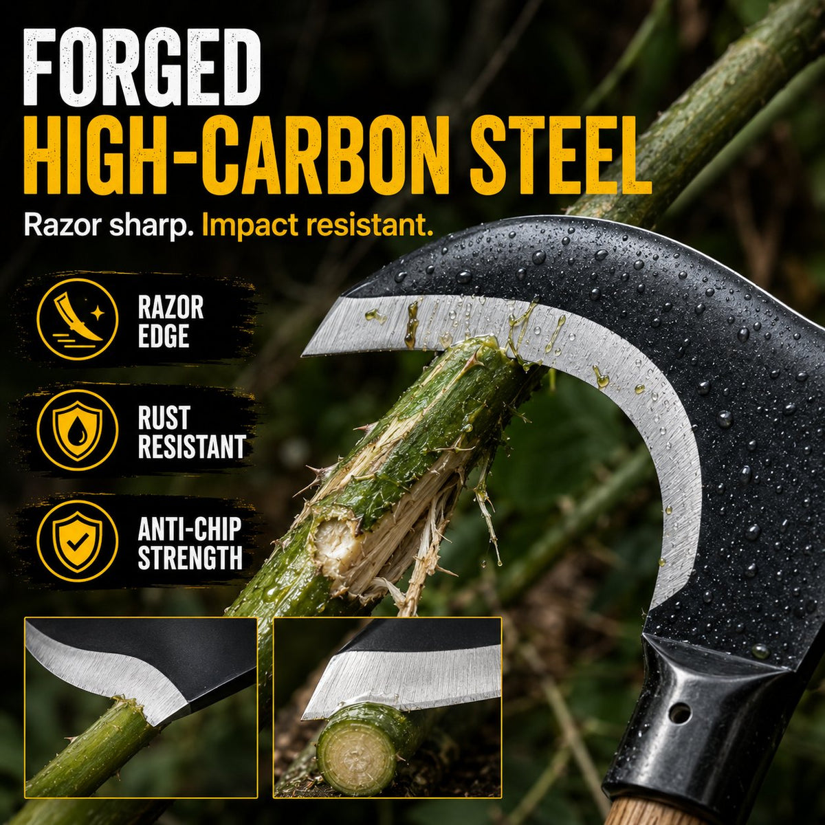 TimberClaw – Dual-Edge Clearing Axe