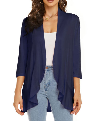 SoftDrape – Lightweight Open Front Cardigan