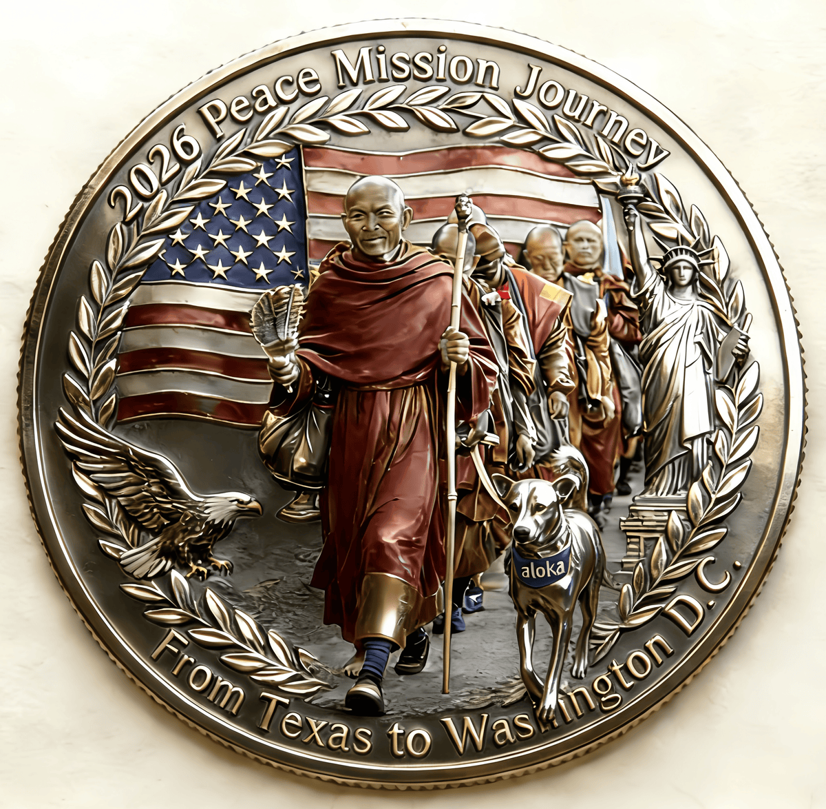 AlokaLegacy – Walk for Peace Commemorative Coin
